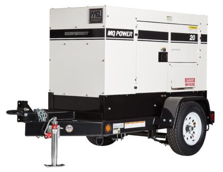 MultiQuip 20kW Mobile Generator DCA20SPXU4F Single-Phase Diesel Power Isuzu Engine Tier 4 Final Weatherproof Housing Aut