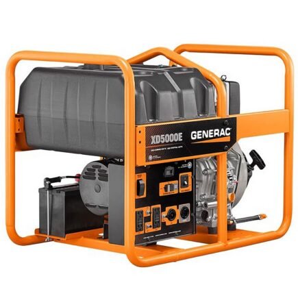 Generac XD5000E 5500-Watt Electric Start Diesel Power Portable Generator
