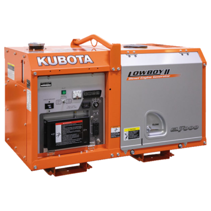 Kubota 7000W Portable Diesel Generator, Terminal- GL7000-TM