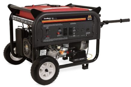 Mi-T-M ChoreMaster 8000 Watt Gasoline Portable Generator Electric Start 420cc OHV Engine 120V 240V Emergency Backup Powe