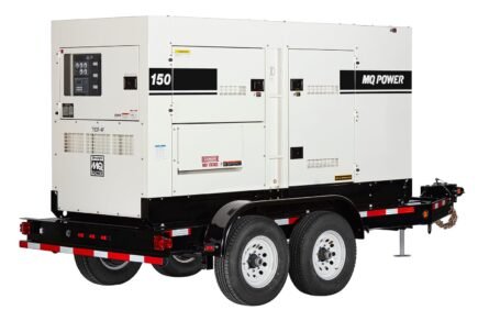 MultiQuip DCA150SSJU4F3 150kVA Mobile Generator Single/Three-Phase Diesel Power John Deere Engine Tier 4 Weatherproof Ho