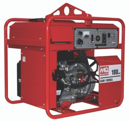 MultiQuip GAW180HEA 180 Amp DC Welder 3000 Watt AC Generator Honda GX340 Gas Engine Inverter Technology Portable Stick A