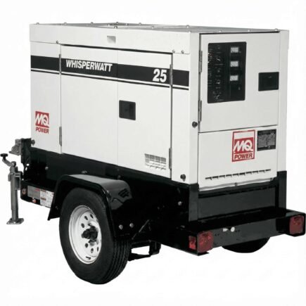 Multiquip 25kVA Mobile Generator DCA25SSIU4F Single/Three-Phase Diesel Power Isuzu Tier 4 Engine Auto Start Quiet Operat