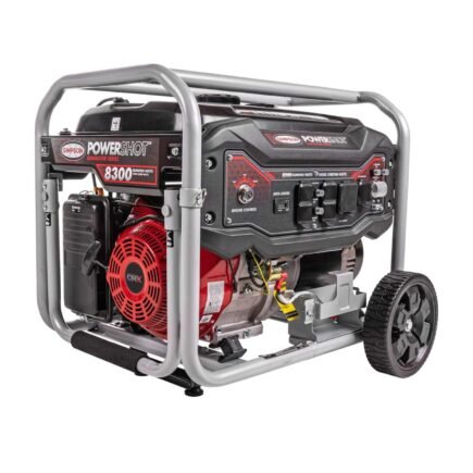 Simpson SPG8310E Portable Gas Generator 10000 Watt Electric Start CRX 460 Engine 6.6 Gallon Tank for Home Backup RV Jobs