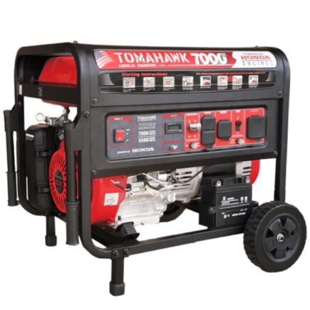 Tomahawk 7000W Gas Powered Honda Portable Generator – Professional Use