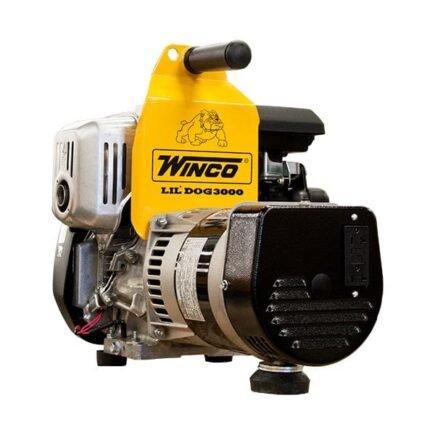 Winco 3000 Watt Portable Gas Generator W3000H Lightweight Honda GC160 Engine 120V Output GFCI Receptacles EPA Approved f