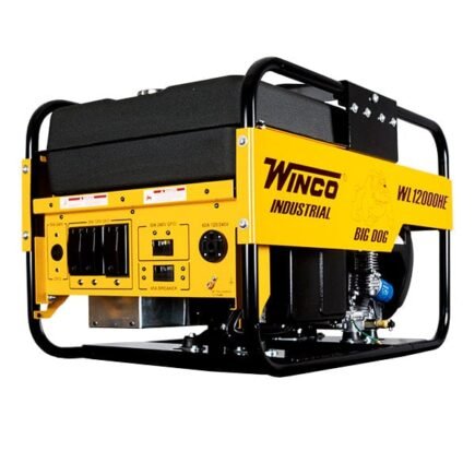 Winco 12000W Portable Generator Single-Phase Honda GX630 Engine 120/240V Output EPA/CSA Approved YourGen Meter 15-Gallon