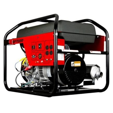Winco Portable Generator DP7500 6720 Watt Gas Powered Honda GX390 Engine GFCI Panel Electric Start Jobsite Backup Power