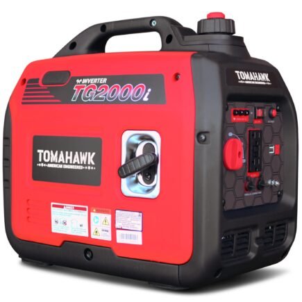 Tomahawk 2000W Gas Powered Inverter Generator – Quiet & Portable