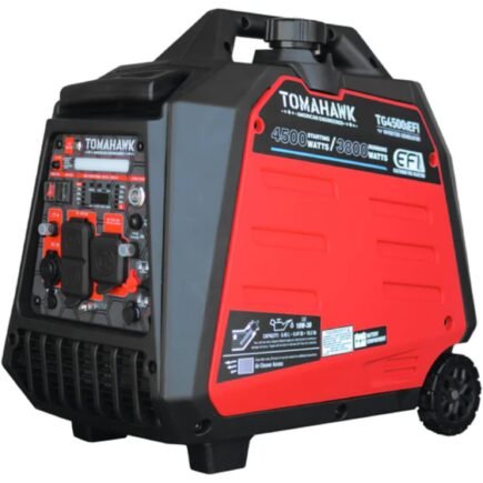 Tomahawk 4500W Gas Powered Inverter Generator EFI -Super Quiet & Portable