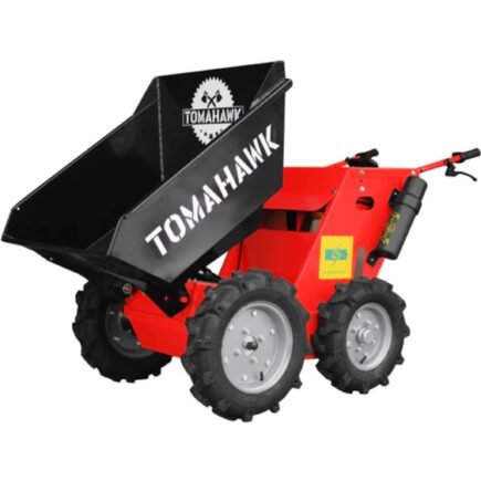 Tomahawk 30" Concrete Power Buggy Electric Battery Mini Dumper 660-lb. Bucket Capacity